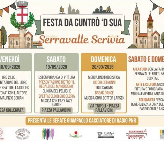 A Serravalle Scrivia nel Weekend del 18, 19 e 20 settembre c’è la 40ª edizione della storica “Festa da Cuntrò ‘d Sua”
